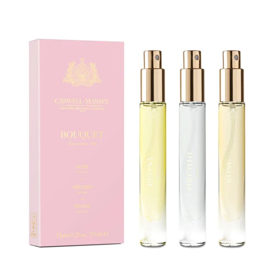 Bath & Beauty Caswell-Massey Perfume | Living Floral Bouquet Discovery 3 Piece Set