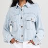 Women ZSupply Sweaters & Jackets | Abbott Knit Denim Jacket