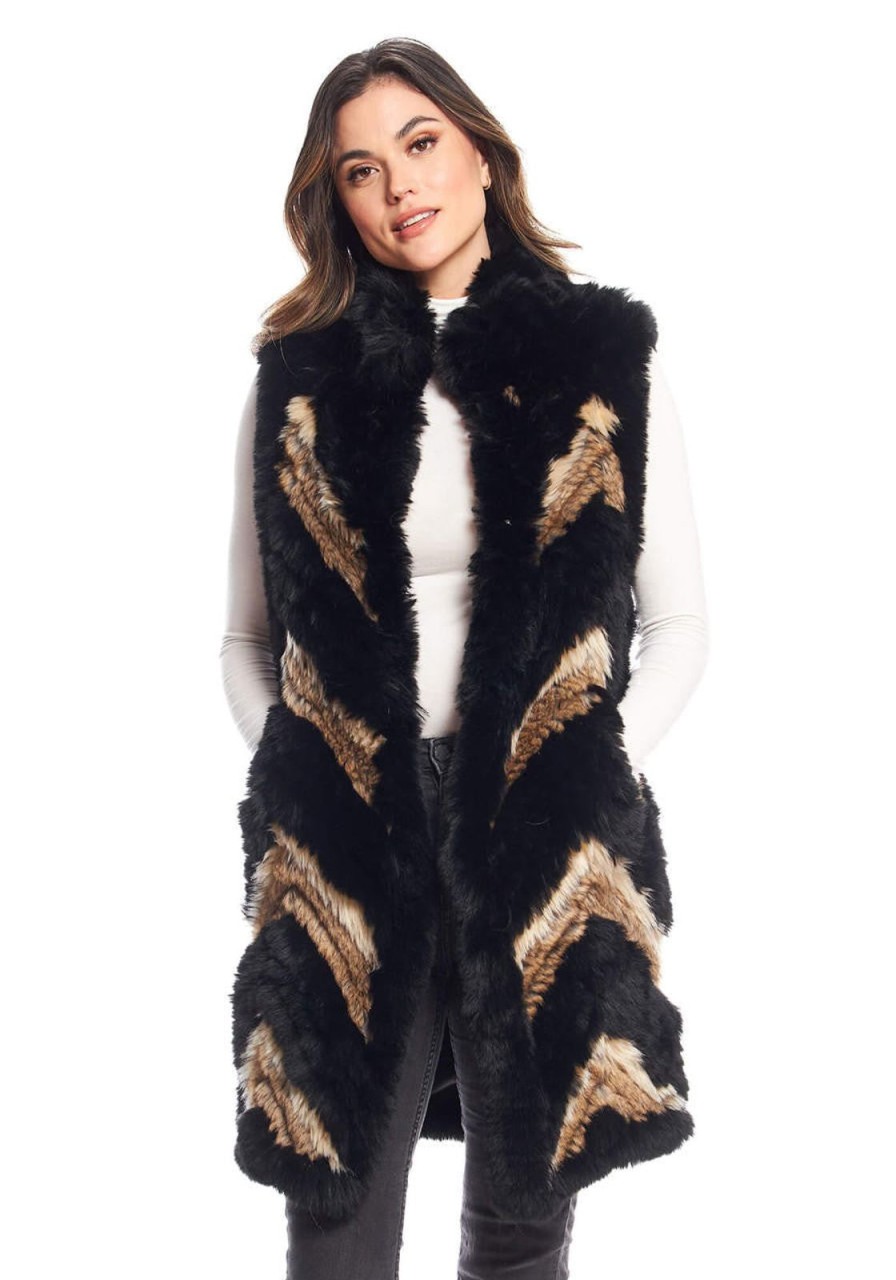 Women Fabulous Furs Sweaters & Jackets | Kayce Knitted Vest