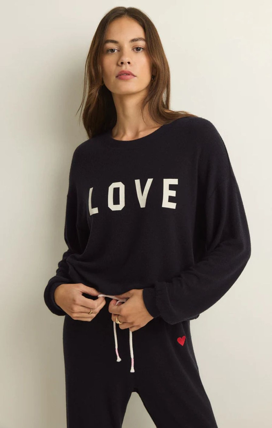 Women ZSupply Tops | Team Love Long Sleeve Top