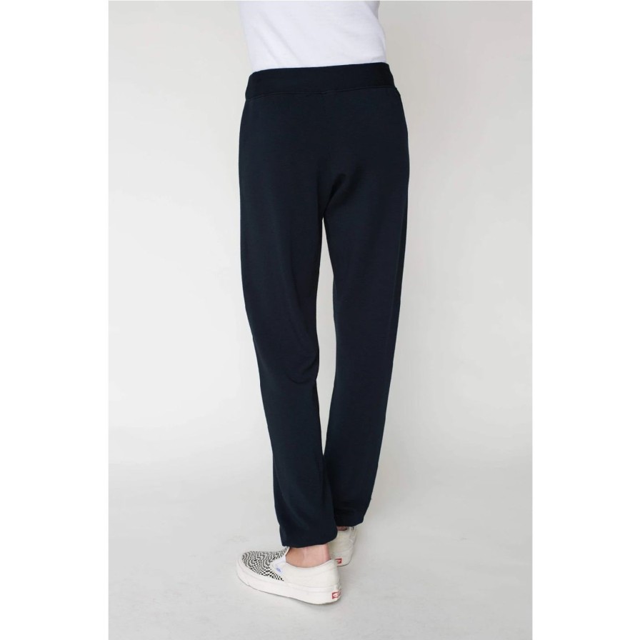 Women Stateside Bottoms | Softest Fleece Sweatpant- New Navy