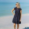 Women Navy Bleu Dresses | Sconset Dress-Navy