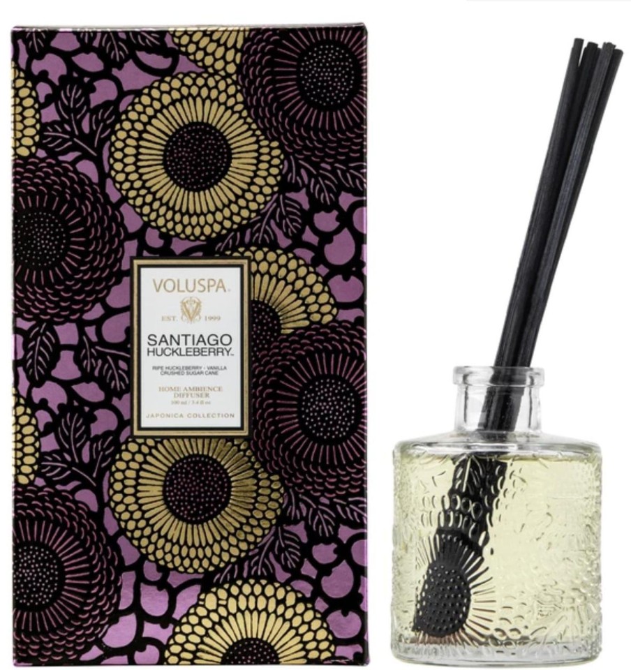 Home Voluspa Diffusers & Sprays | Santiago Huckleberry Reed Diffuser