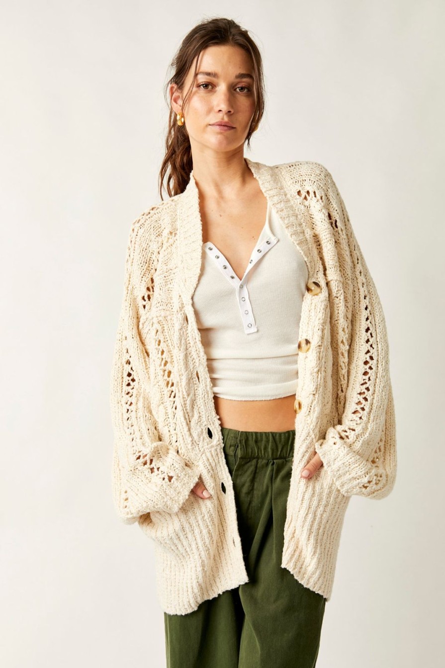 Women Free People Sweaters & Jackets | Cable Cardi