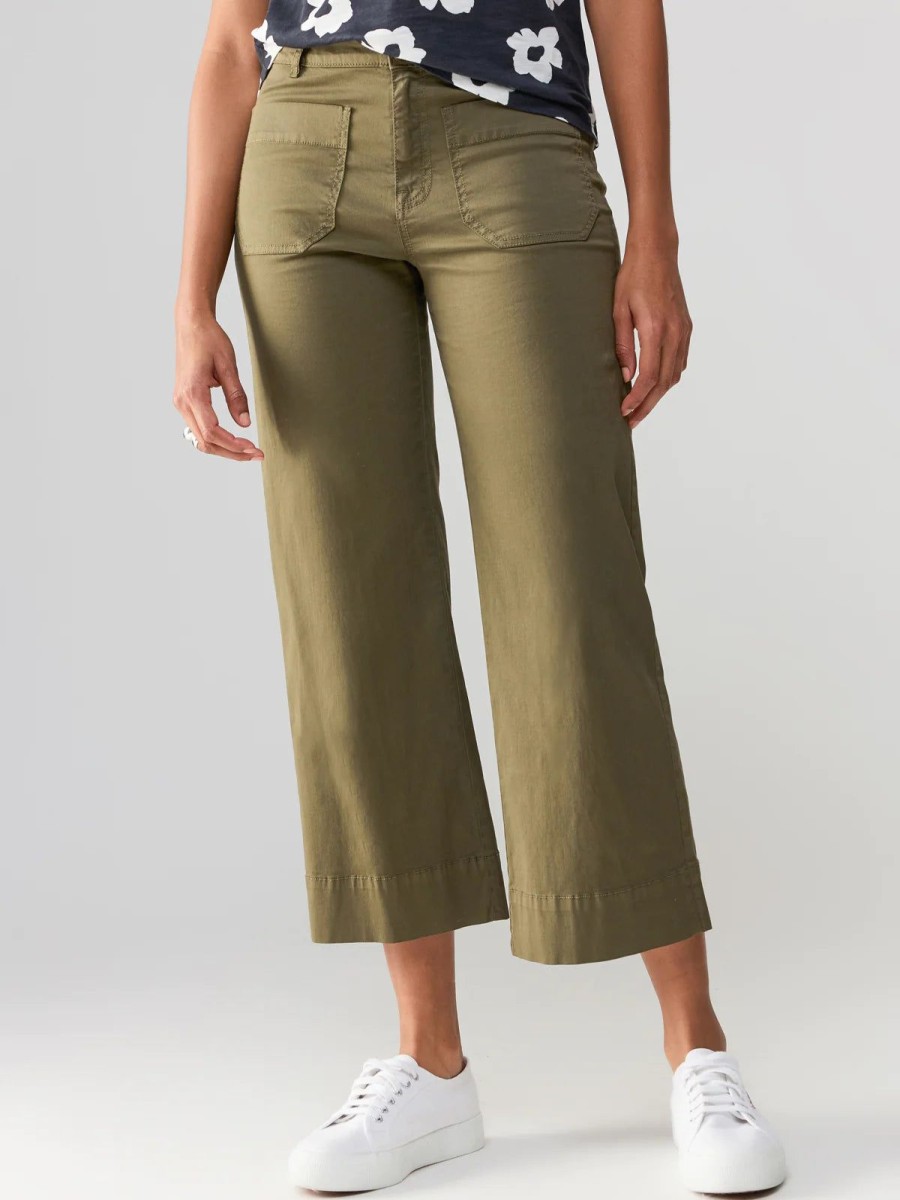 Women Sanctuary Bottoms | The Marine Pant-Burnt Olive