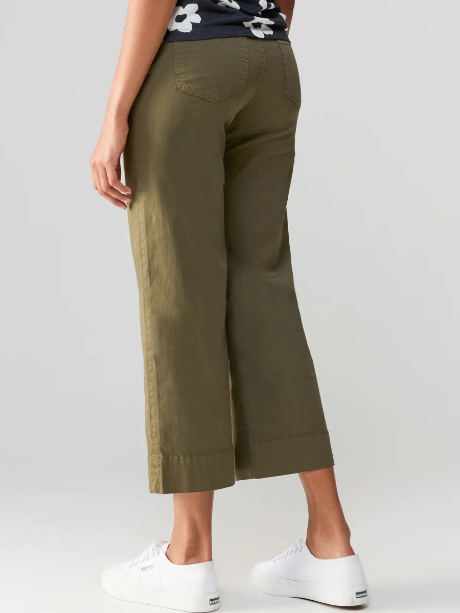 Women Sanctuary Bottoms | The Marine Pant-Burnt Olive