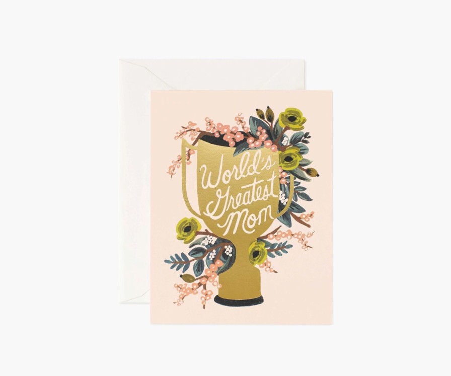 Art & Paper Rifle Paper Co | World'S Greatest Mom Card