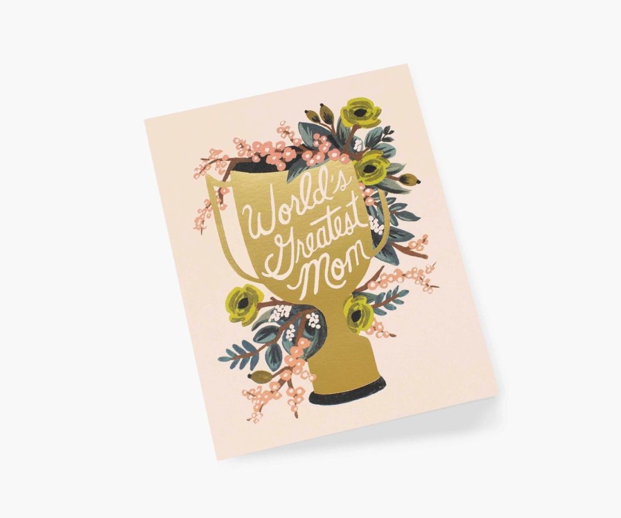 Art & Paper Rifle Paper Co | World'S Greatest Mom Card