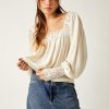 Women Free People Tops | Flutter By Top