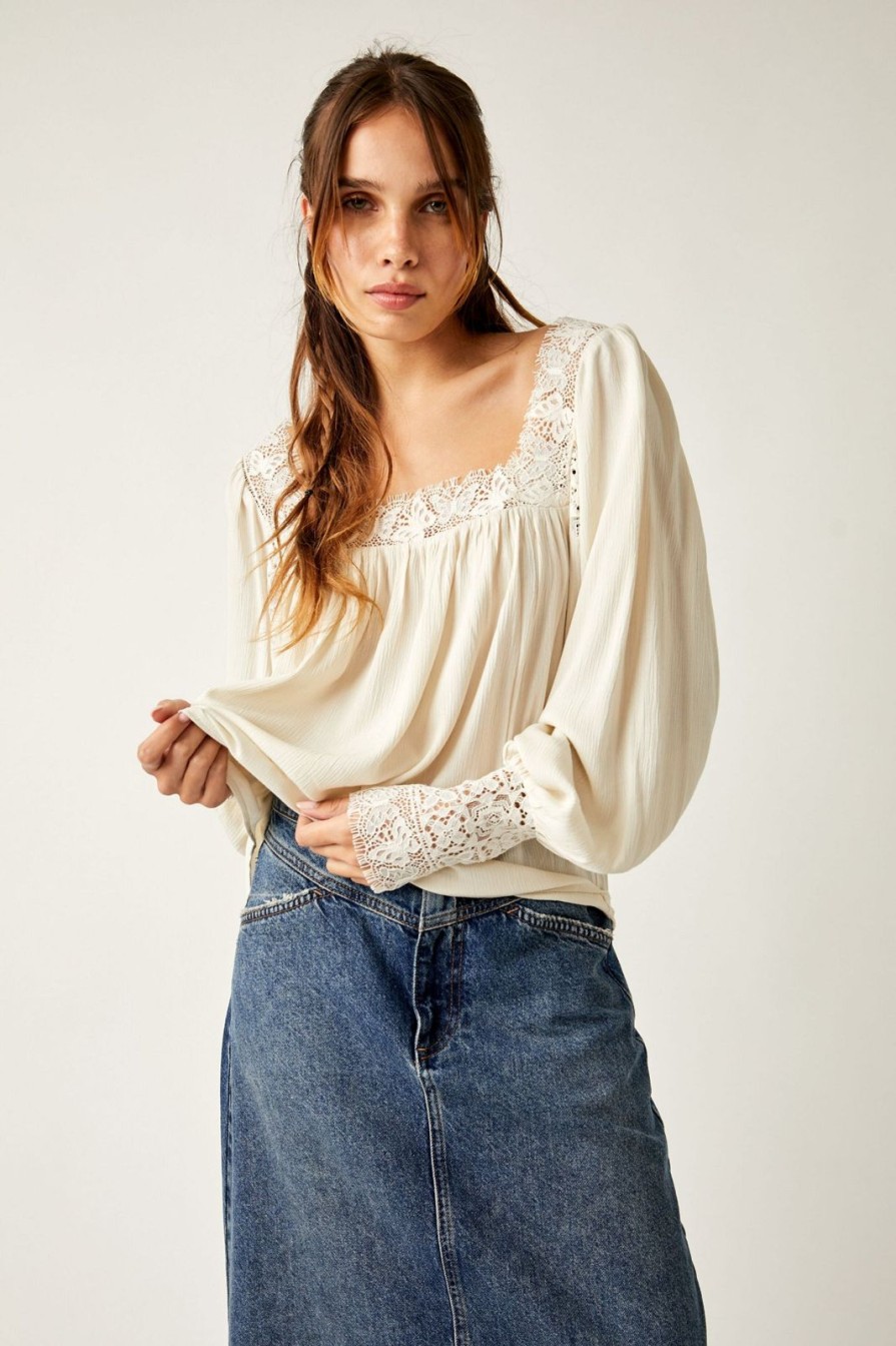 Women Free People Tops | Flutter By Top