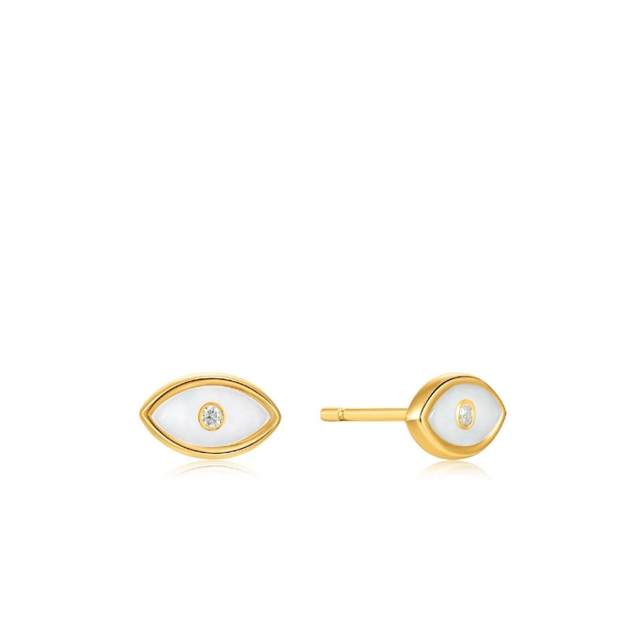 Women ANIA HAIE Earrings | Evil Eye Gold Stud Earrings