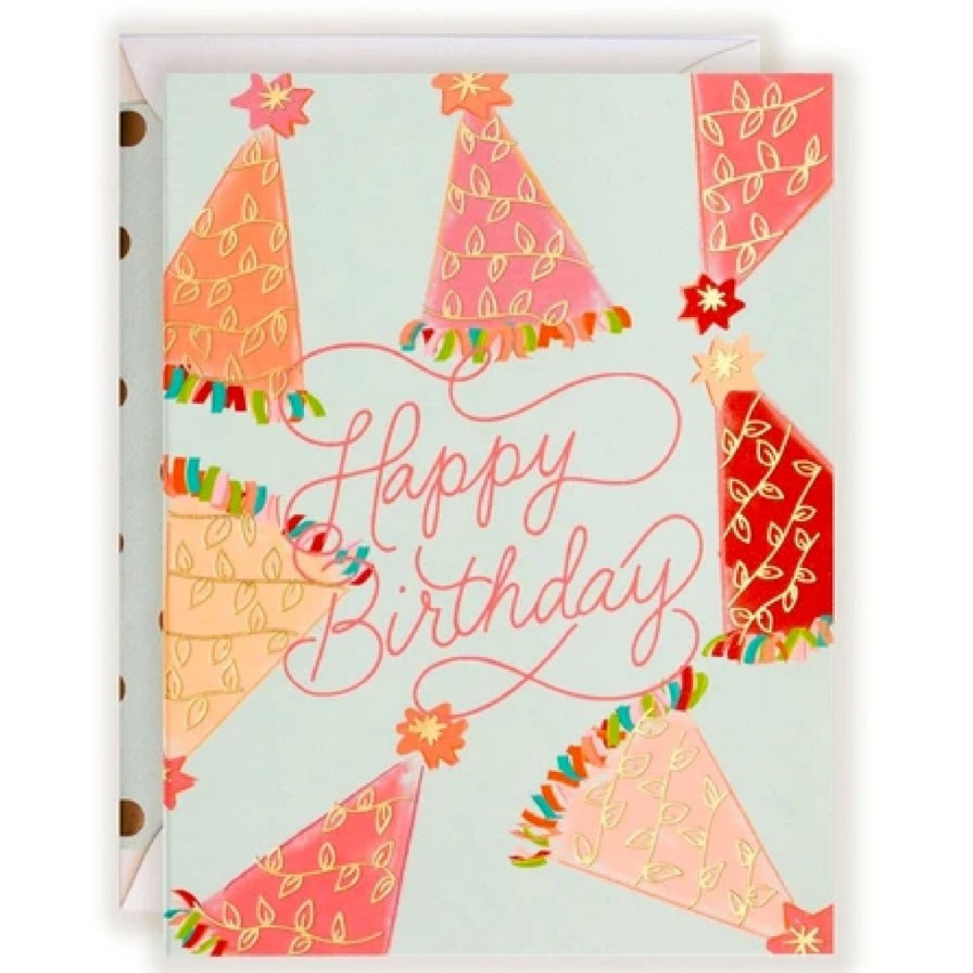 Art & Paper The First Snow | Happy Birthday Hats Card