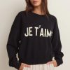 Women Zsupply Tops | Je Taime Sweatshirt