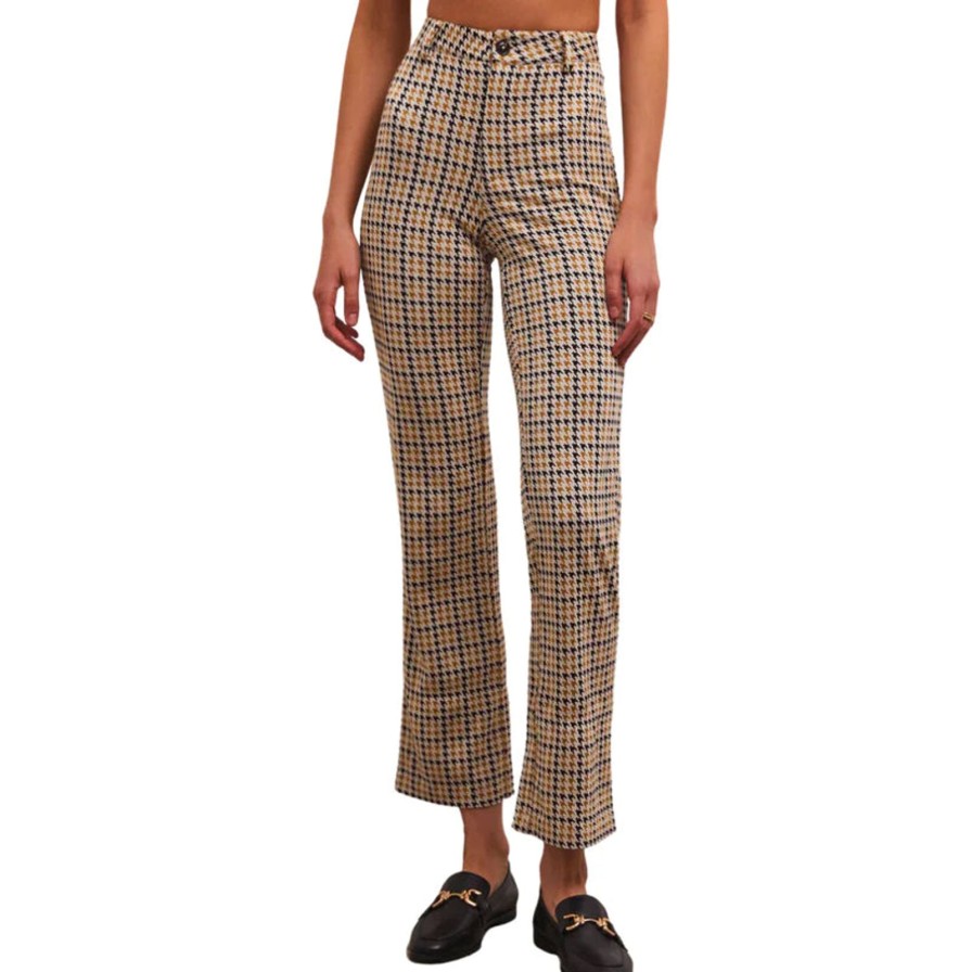 Women ZSupply Bottoms | Kastor Houndstooth Pant