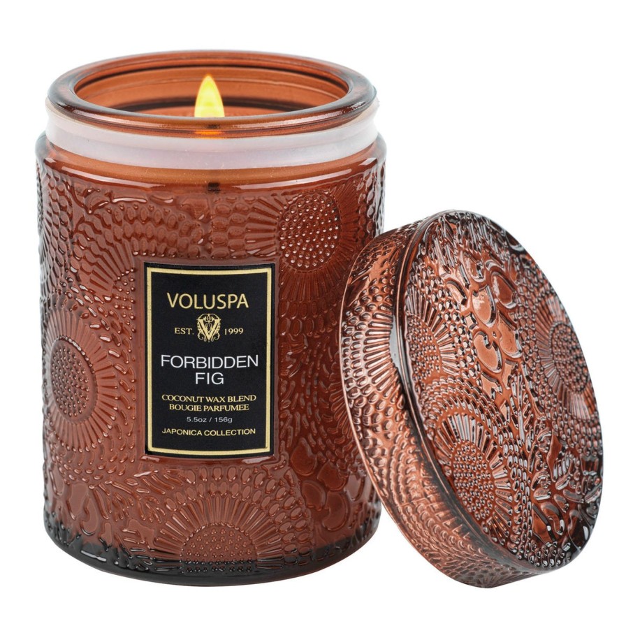 Home Voluspa Candles | Forbidden Fig Small Jar Candle