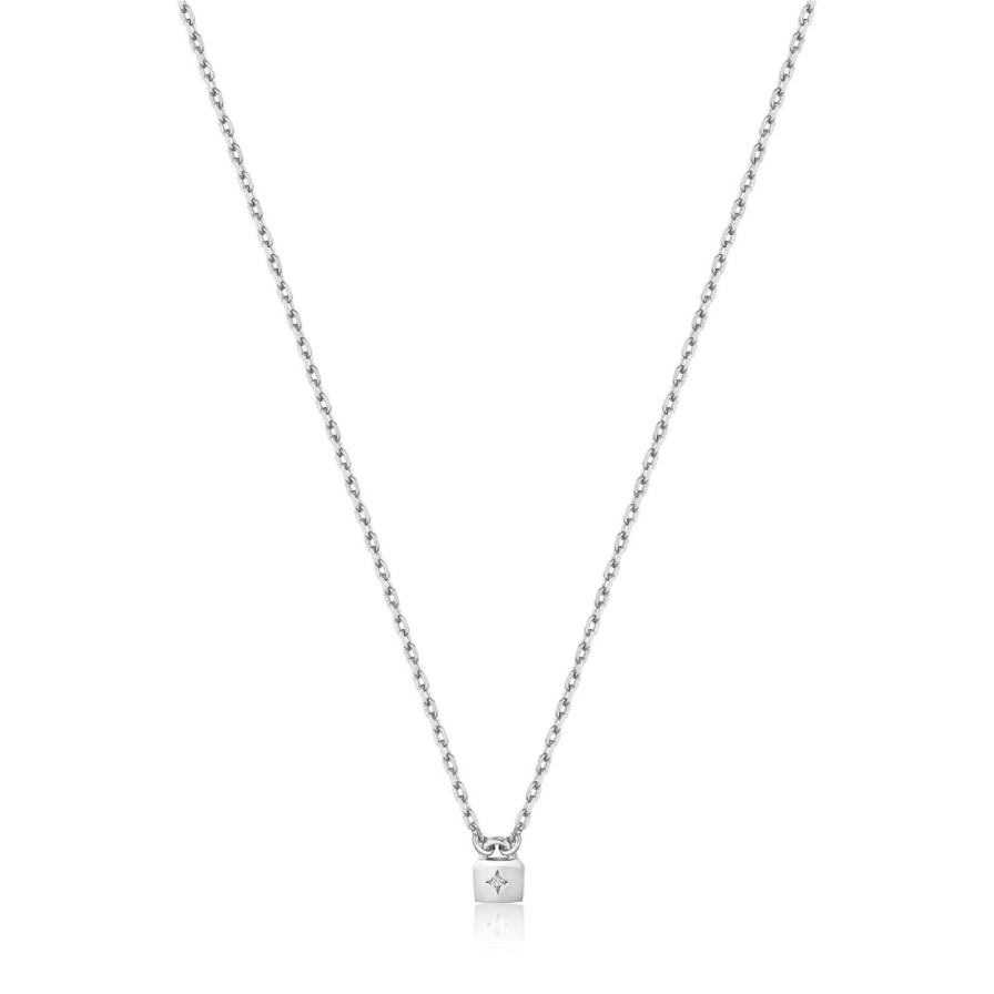 Women ANIA HAIE Necklaces | Silver Padlock Necklace