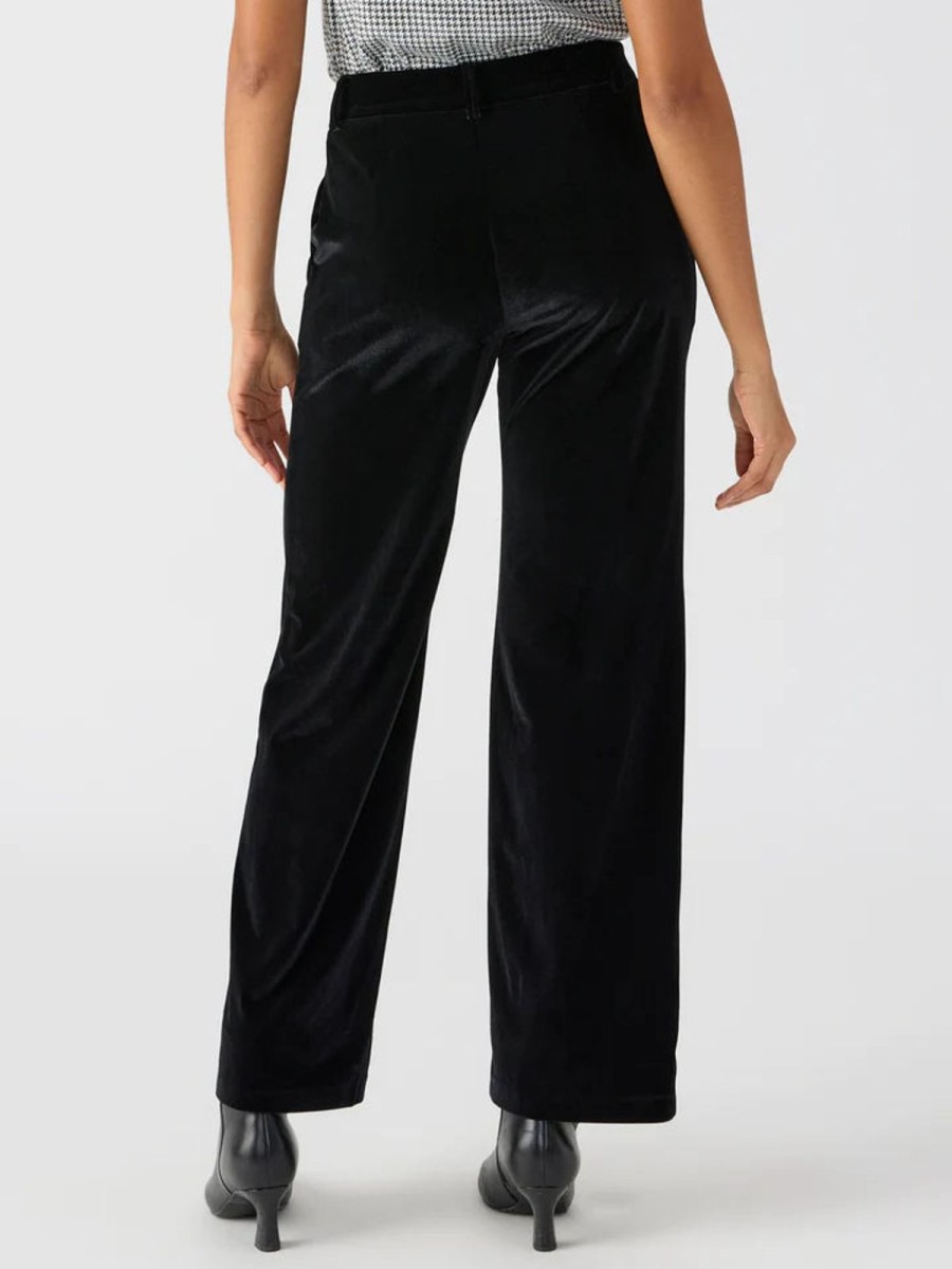 Women Sanctuary Bottoms | Faye Semi High Rise Velvet Trouser