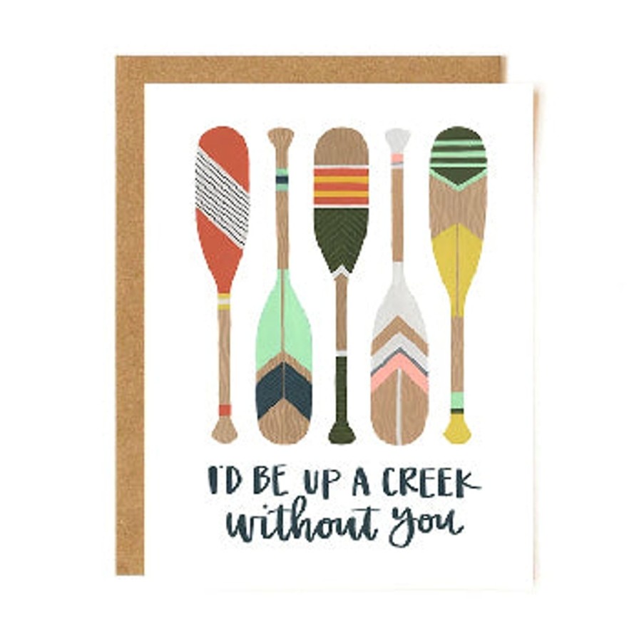 Art & Paper 1Canoe2 | Up A Creek Paddles Card