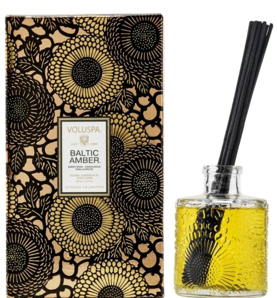 Home Voluspa Diffusers & Sprays | Baltic Amber Reed Diffuser