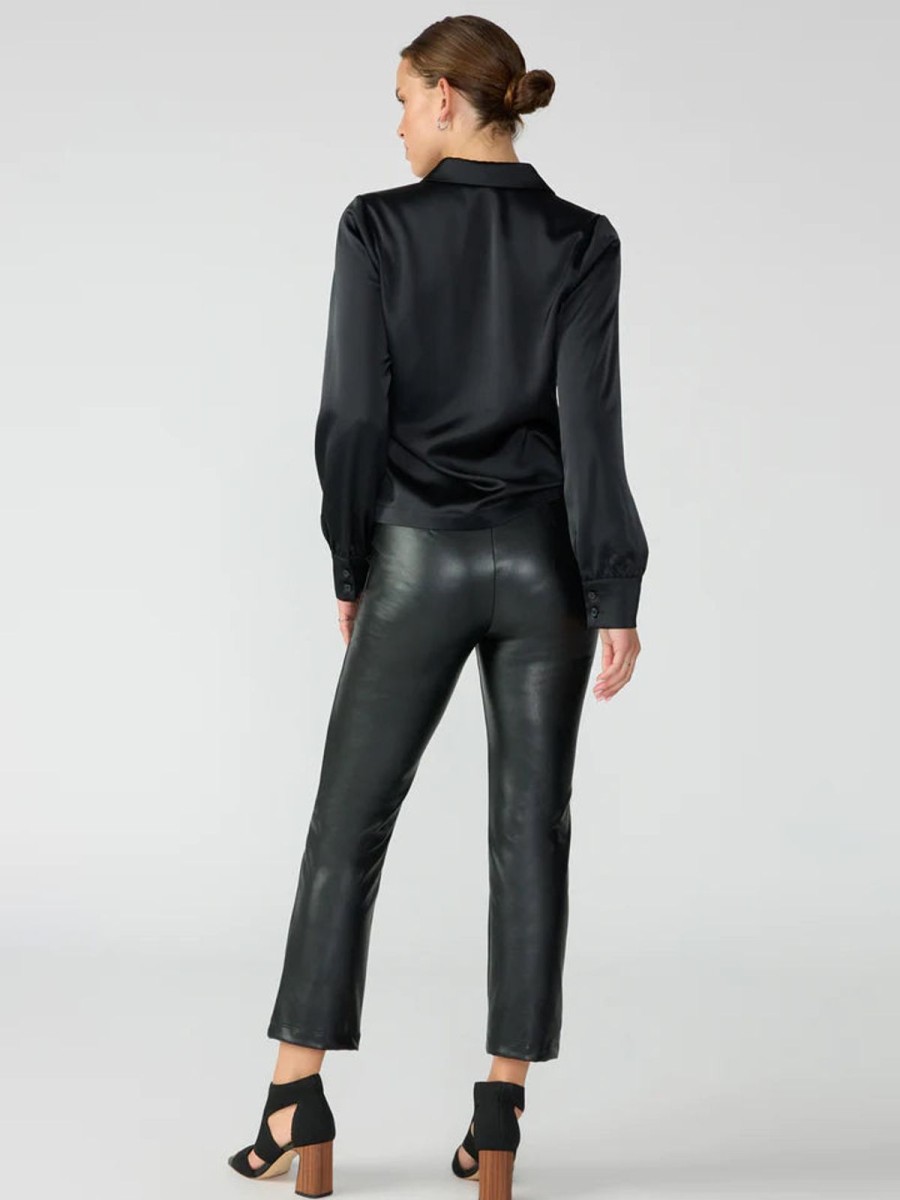 Women Sanctuary Bottoms | Carnaby Kick Crop-Leather