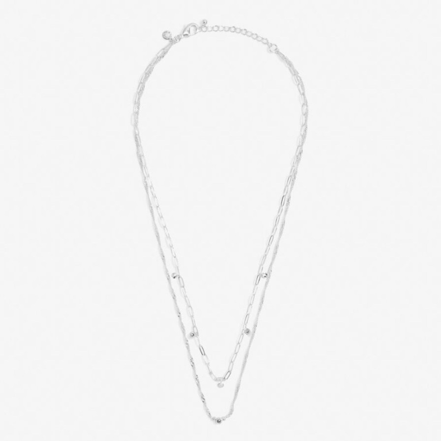 Women A Littles & Co. Necklaces | Stacks Of Style Necklace In Silver Plating