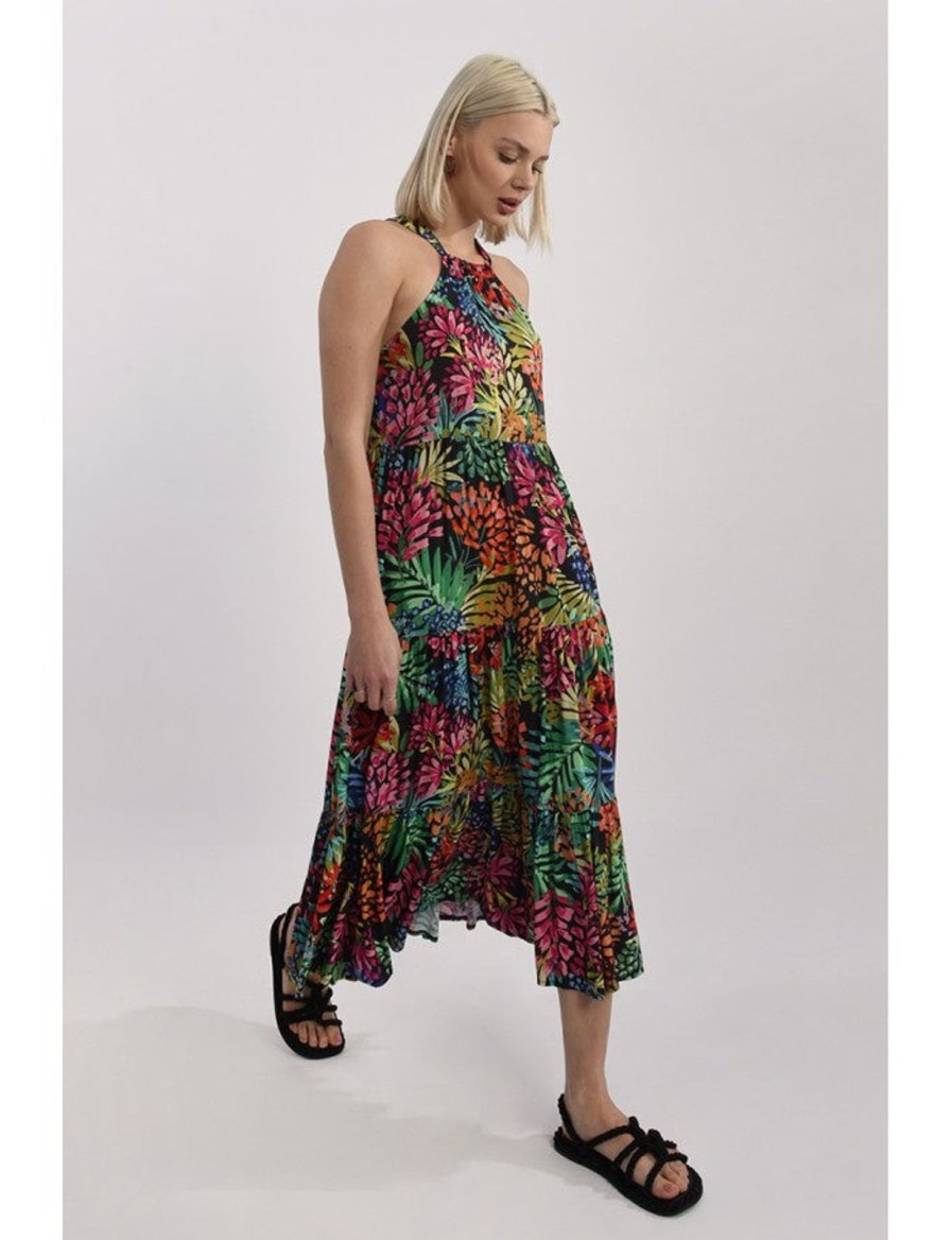 Women Molly Bracken Dresses | Multicolor Tiered Dress