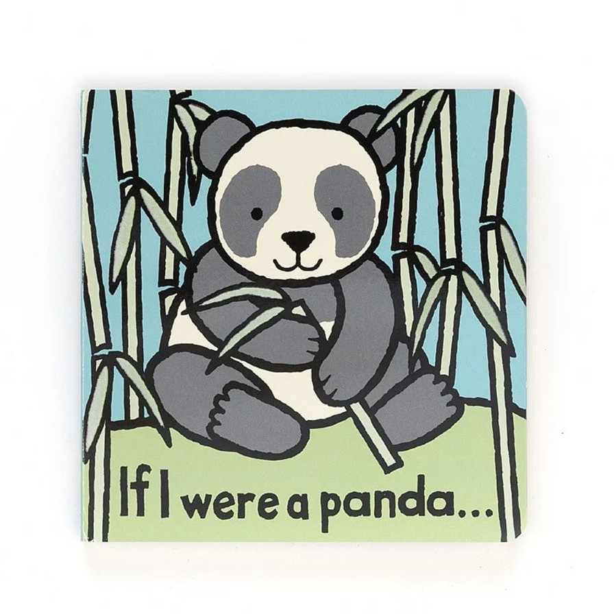 Littles Jellycat | If I Were A Panda Book-H6" X W6"