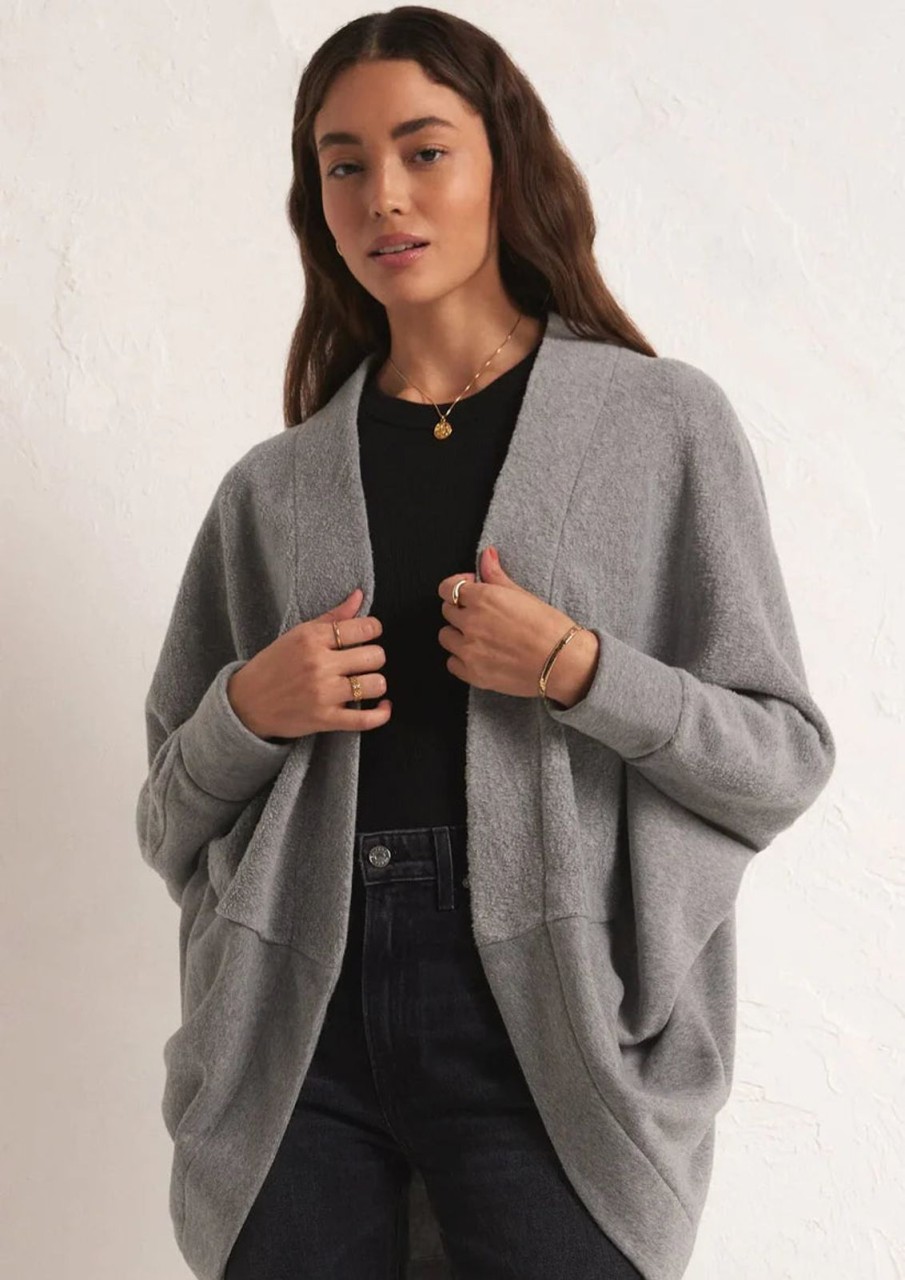 Women ZSupply Sweaters & Jackets | Commuter Fleece Cardigan