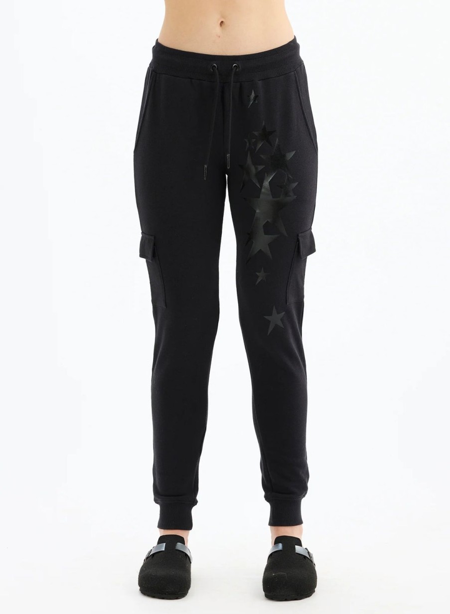 Women CHRLDR Bottoms | Multiple Stars Cargo Sweatpants