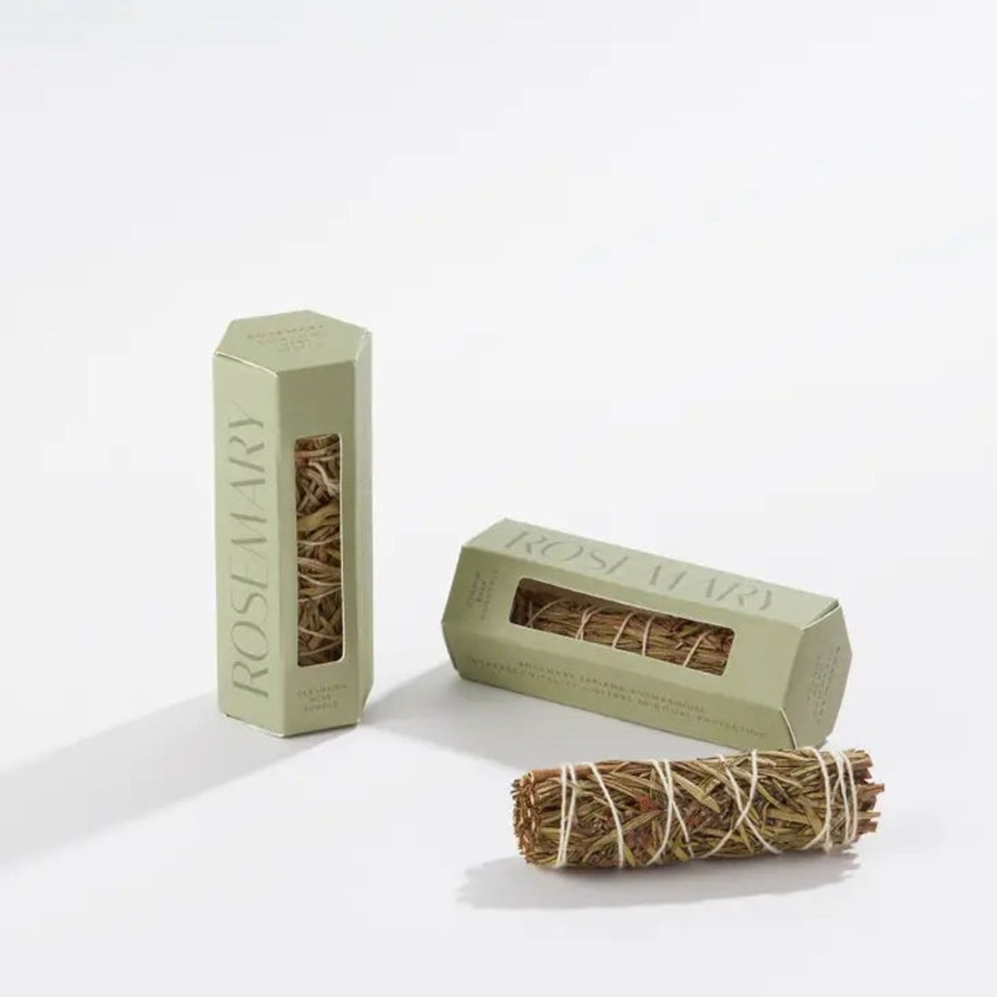 Home GeoCentral Incense & Sage | Rosemary Smudge Herb Bundle