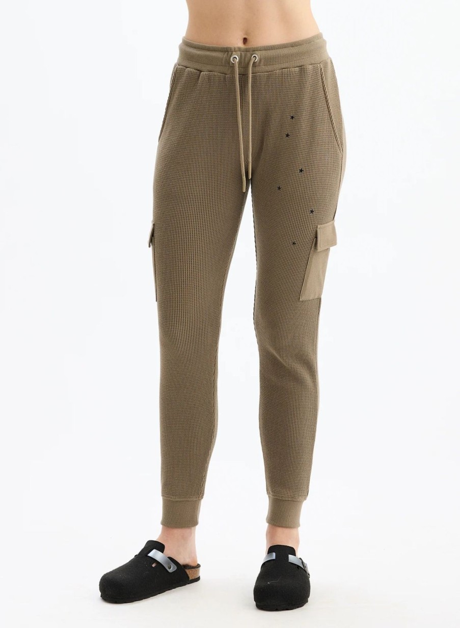 Women CHRLDR Bottoms | Tasha Cargo Stars Sweatpants