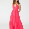 Women Sanctuary Dresses | Tiered Halter Neck Dress