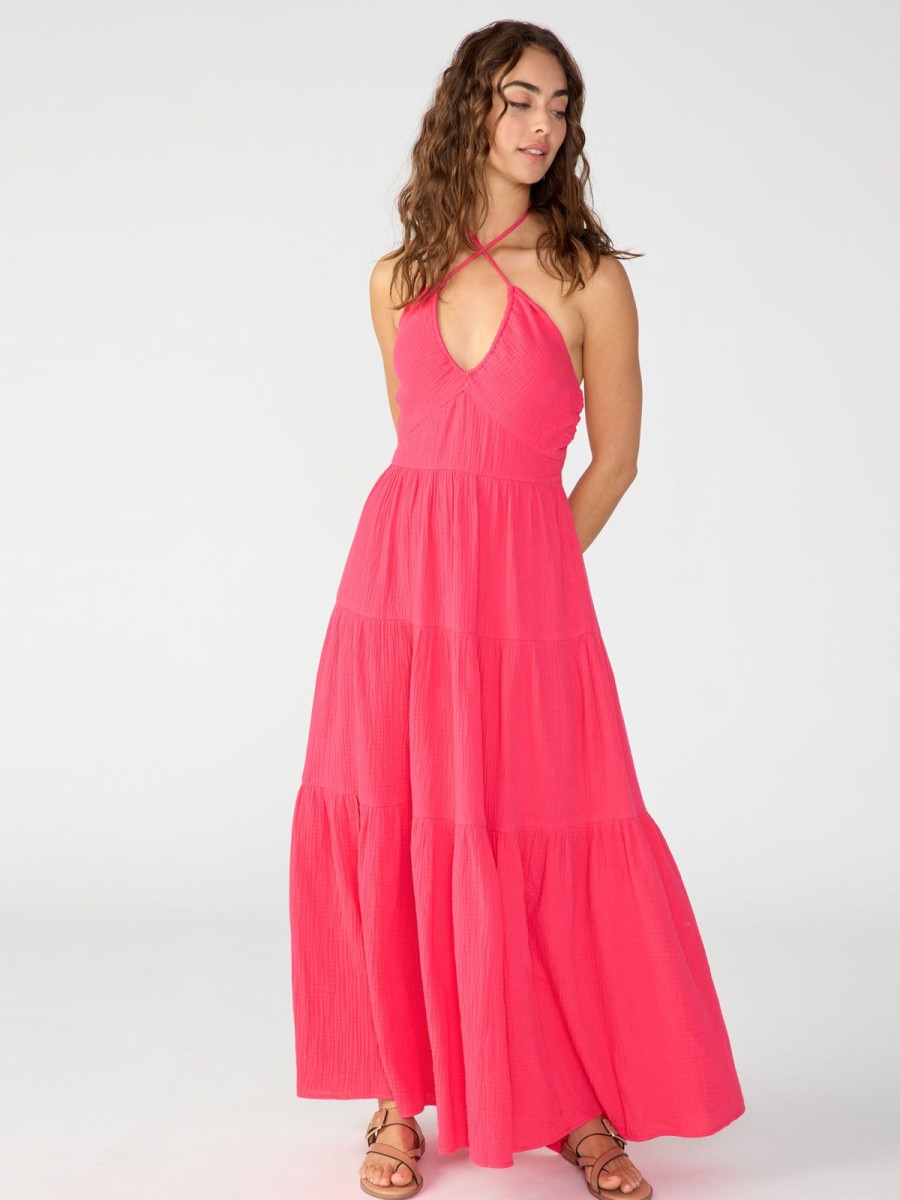 Women Sanctuary Dresses | Tiered Halter Neck Dress