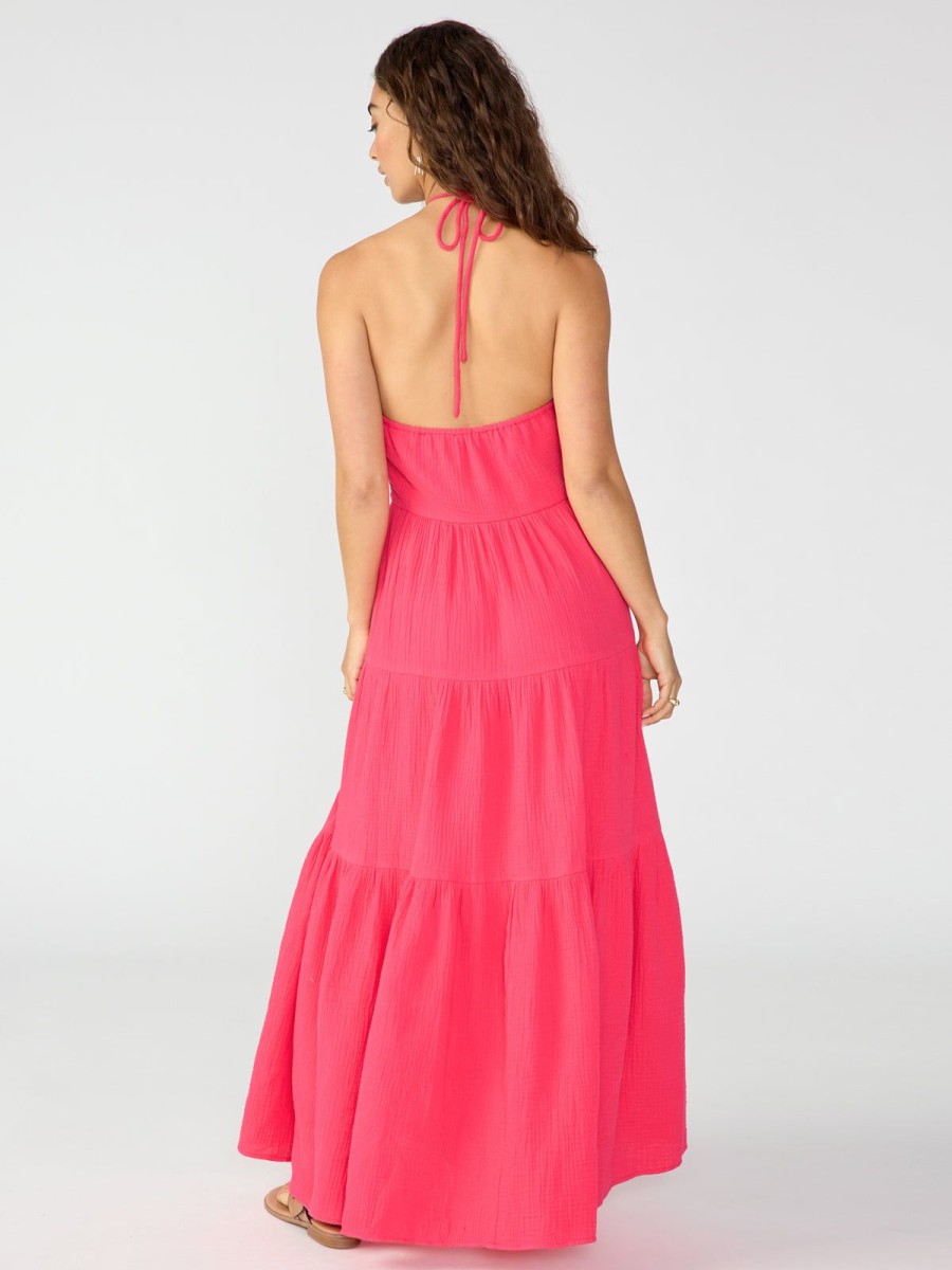 Women Sanctuary Dresses | Tiered Halter Neck Dress