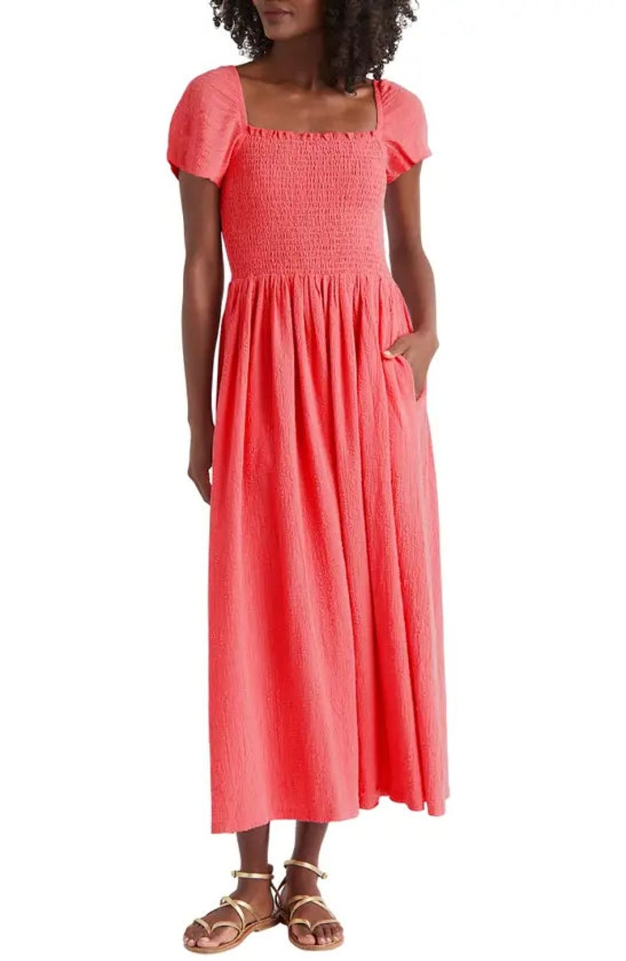 Women Splendid Dresses | Tai Midi Dress-Guava