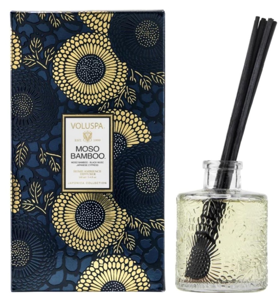 Home Voluspa Diffusers & Sprays | Moso Bamboo Reed Diffuser