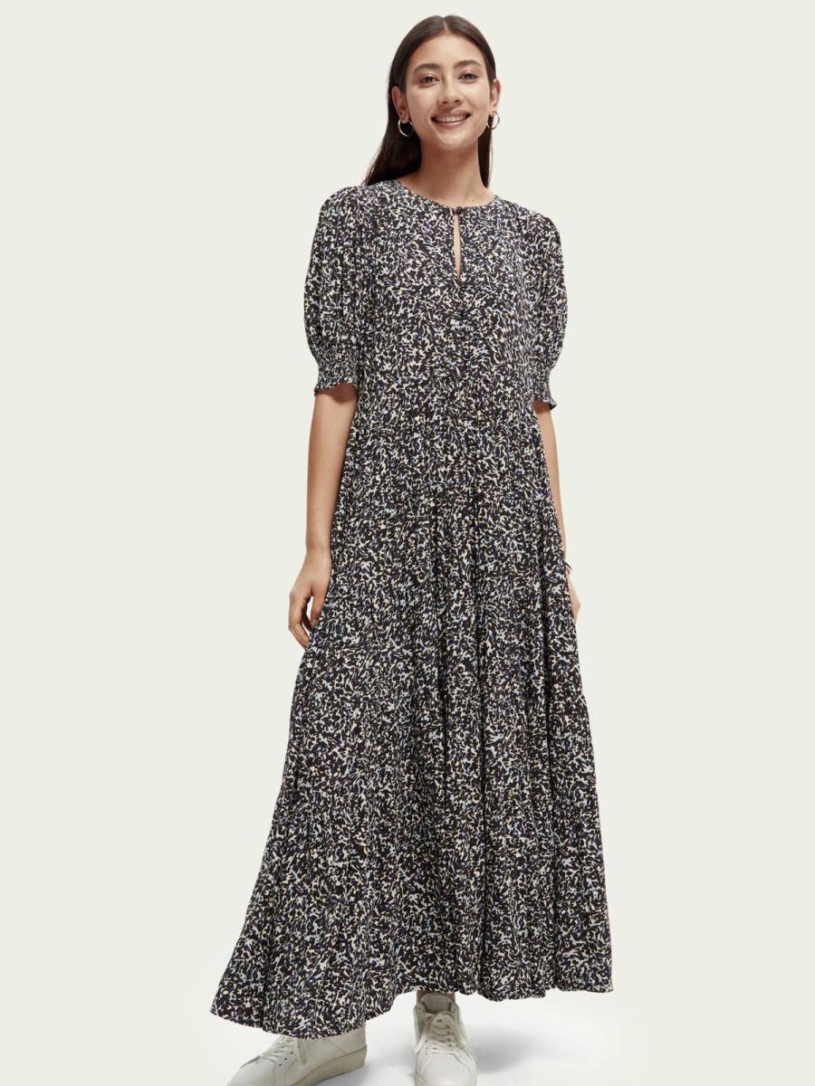 Women Scotch & Soda Dresses | Tiered Midi Dress