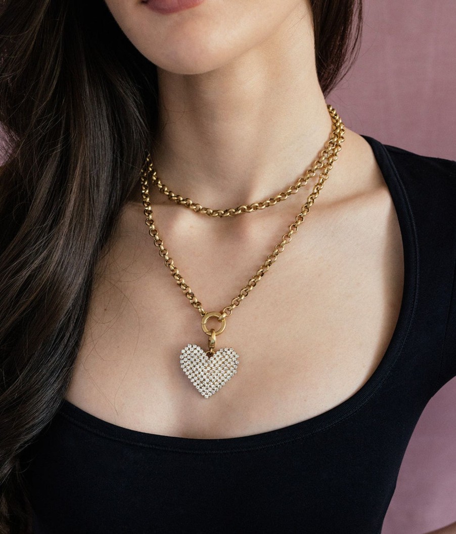 Women Loren Hope Necklaces | Mini Esme Heart Pendant