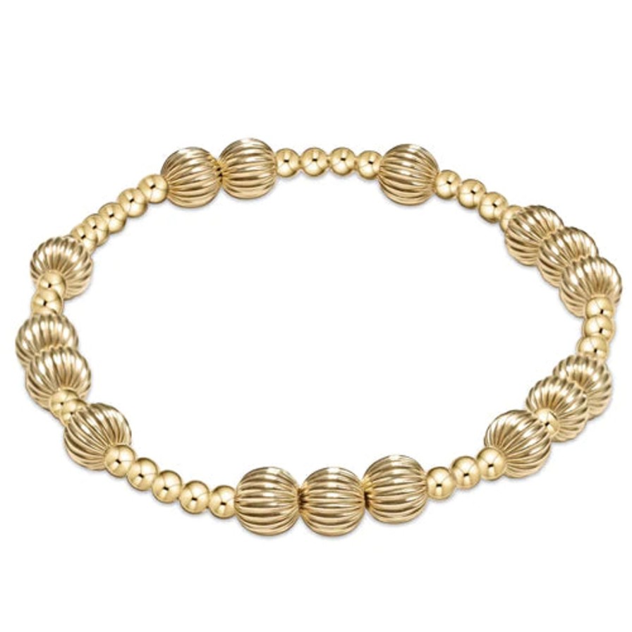 Women Enewton Bracelets | Hope Unwritten Dignity 6Mm Bead Bracelet-Gold