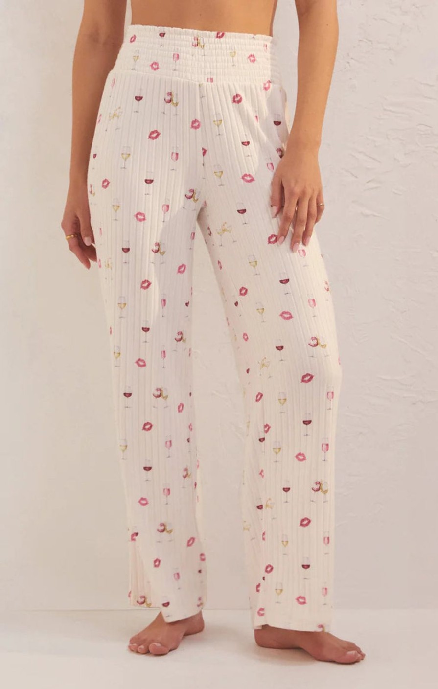 Women Zsupply Bottoms | Dawn Wine Pant