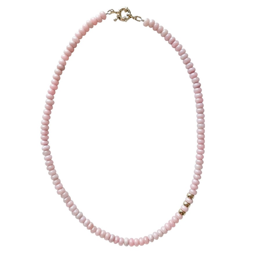 Women Rose & Moksha Necklaces | Pink Opal Cabana Necklace