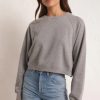 Women Zsupply Tops | Crop Out Sweatshirt